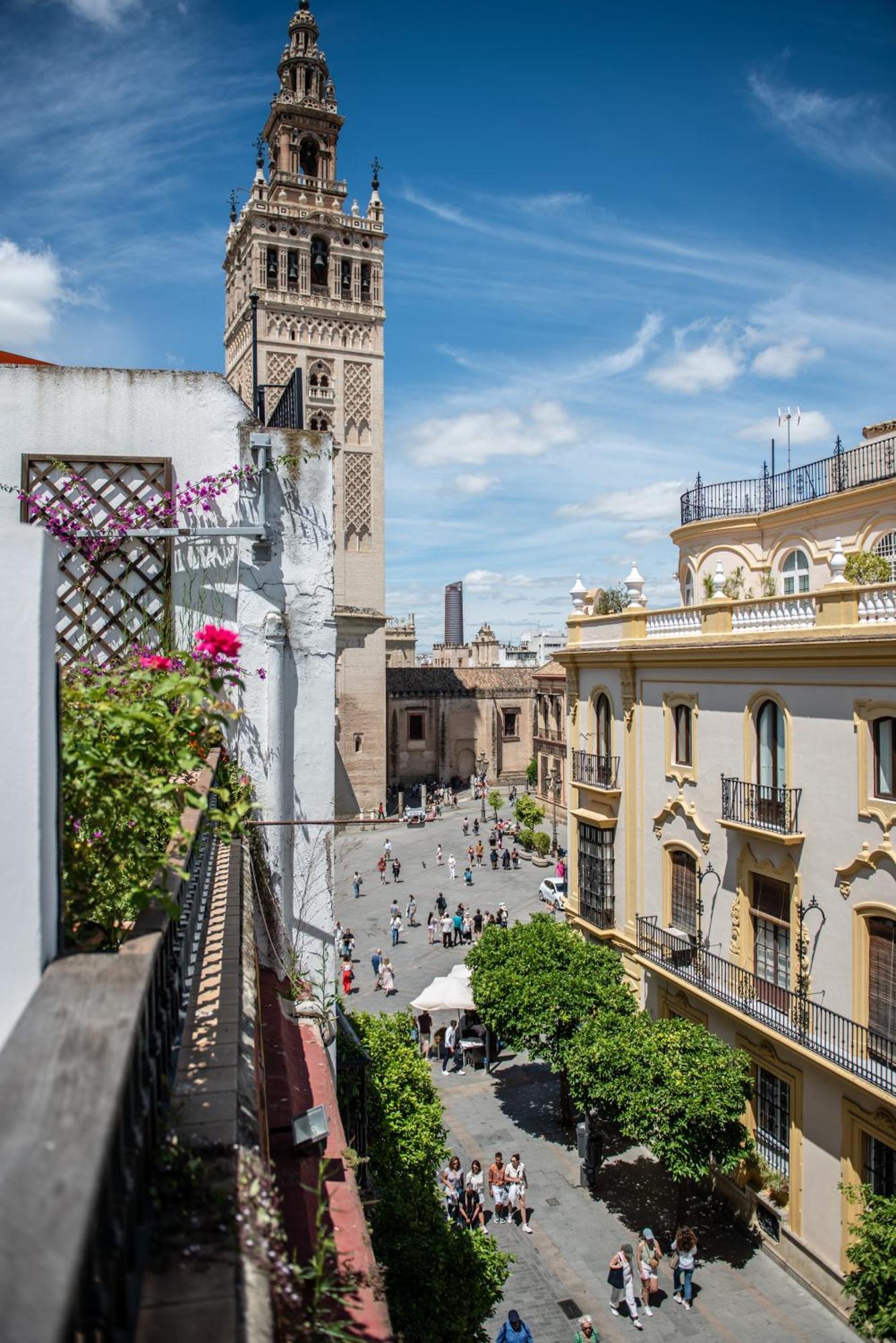 Apartamento Duplex Luxury Giralda With Terrace Sevilla Exterior foto